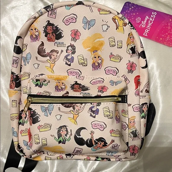 Disney Princess Mini-Backpack with Princess Characters - Picture 1 of 4